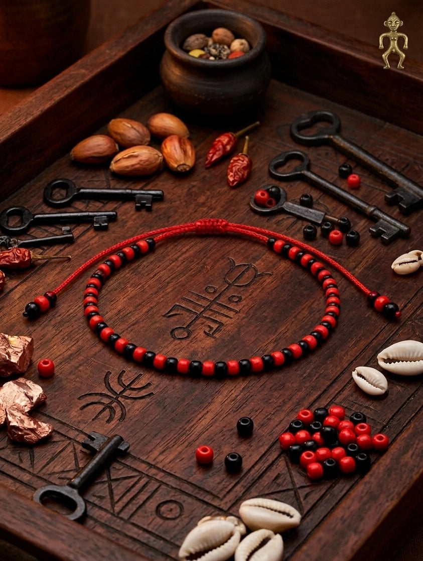 Ìde Èṣù / Ẹlẹ́gbá (Elegua) Traditional Beaded Bracelet – Unisex