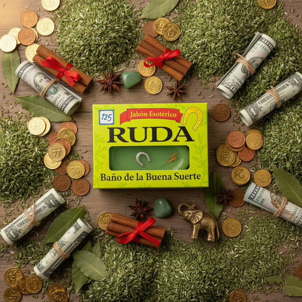 Rue Good Luck Bar Soap with Lucky Horseshoe Charm