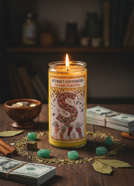 Attract Customers 3-Day 4-Inch Mini Manifestation Candle