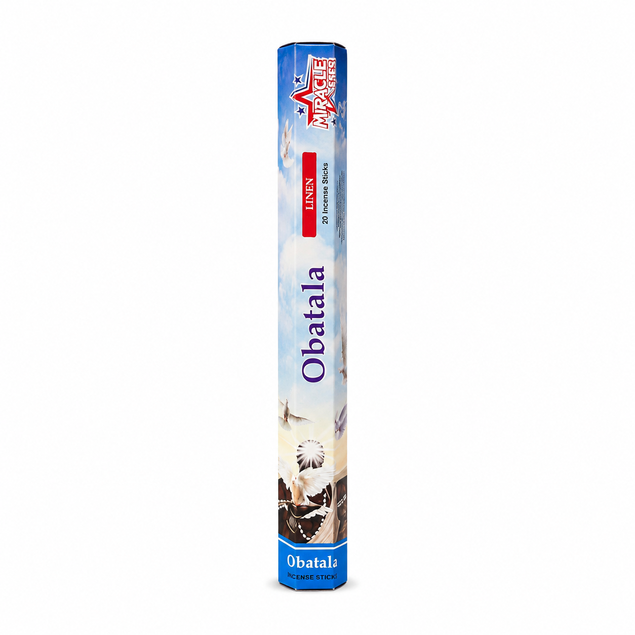 Obàtálá (Obatala) Linen Incense Sticks – Peace, Wisdom & Clarity