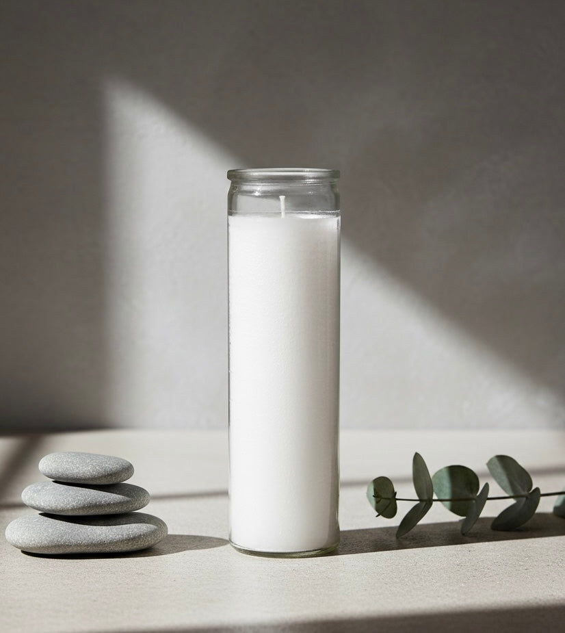 White 7-Day Spiritual Prayer Candle