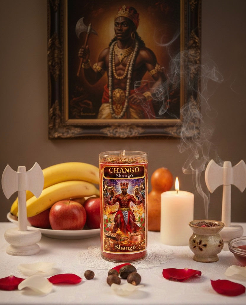 Shango 3-Day 4-Inch Mini Ritual Candle