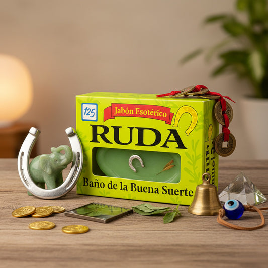 Rue Good Luck Bar Soap with Lucky Horseshoe Charm