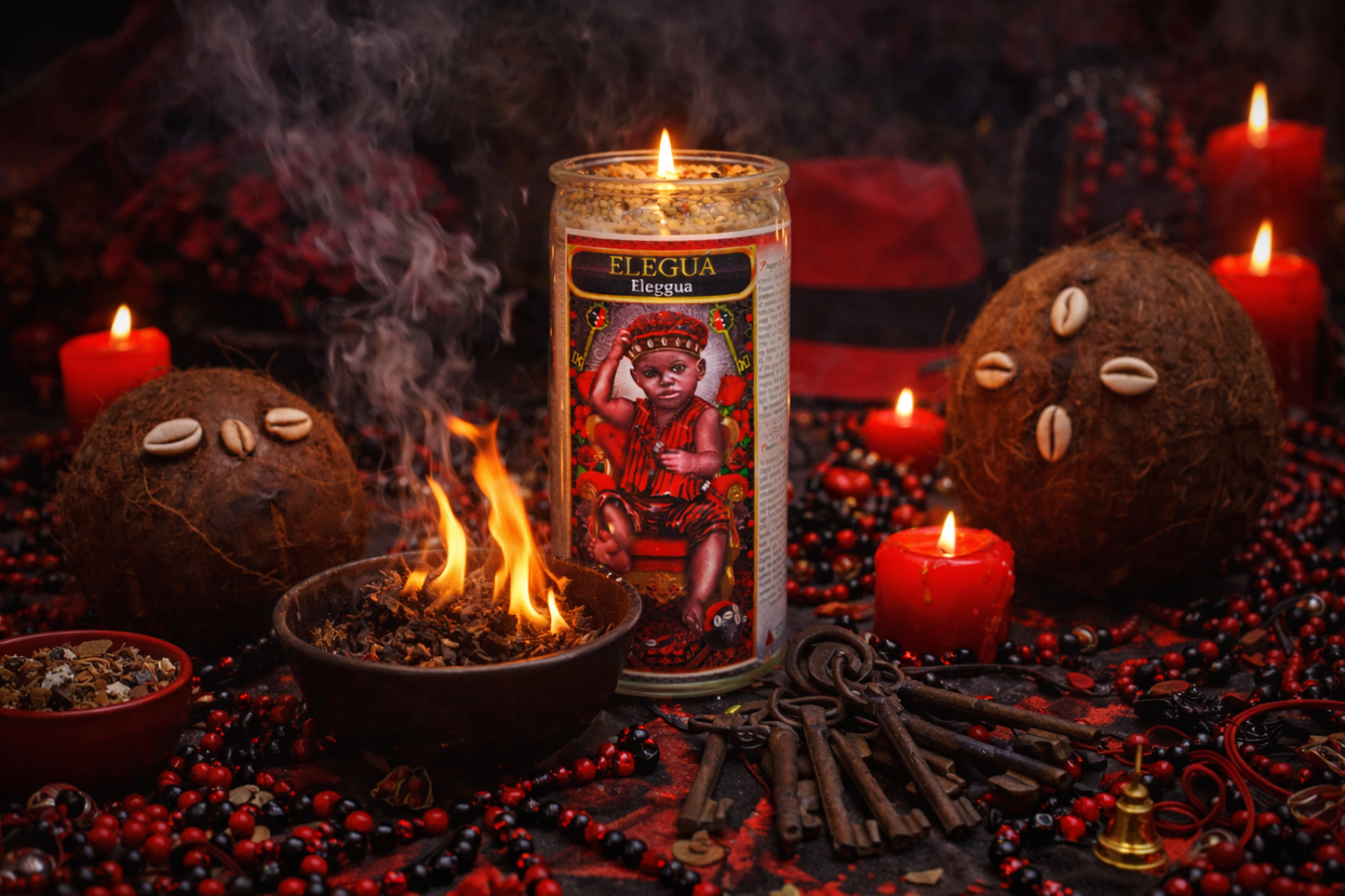 Elegua 3-Day 4-Inch Mini Ritual Candle