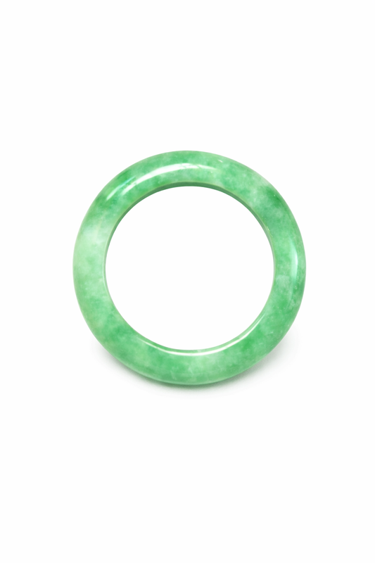 Jade Sacred Balance Band Ring - Unisex