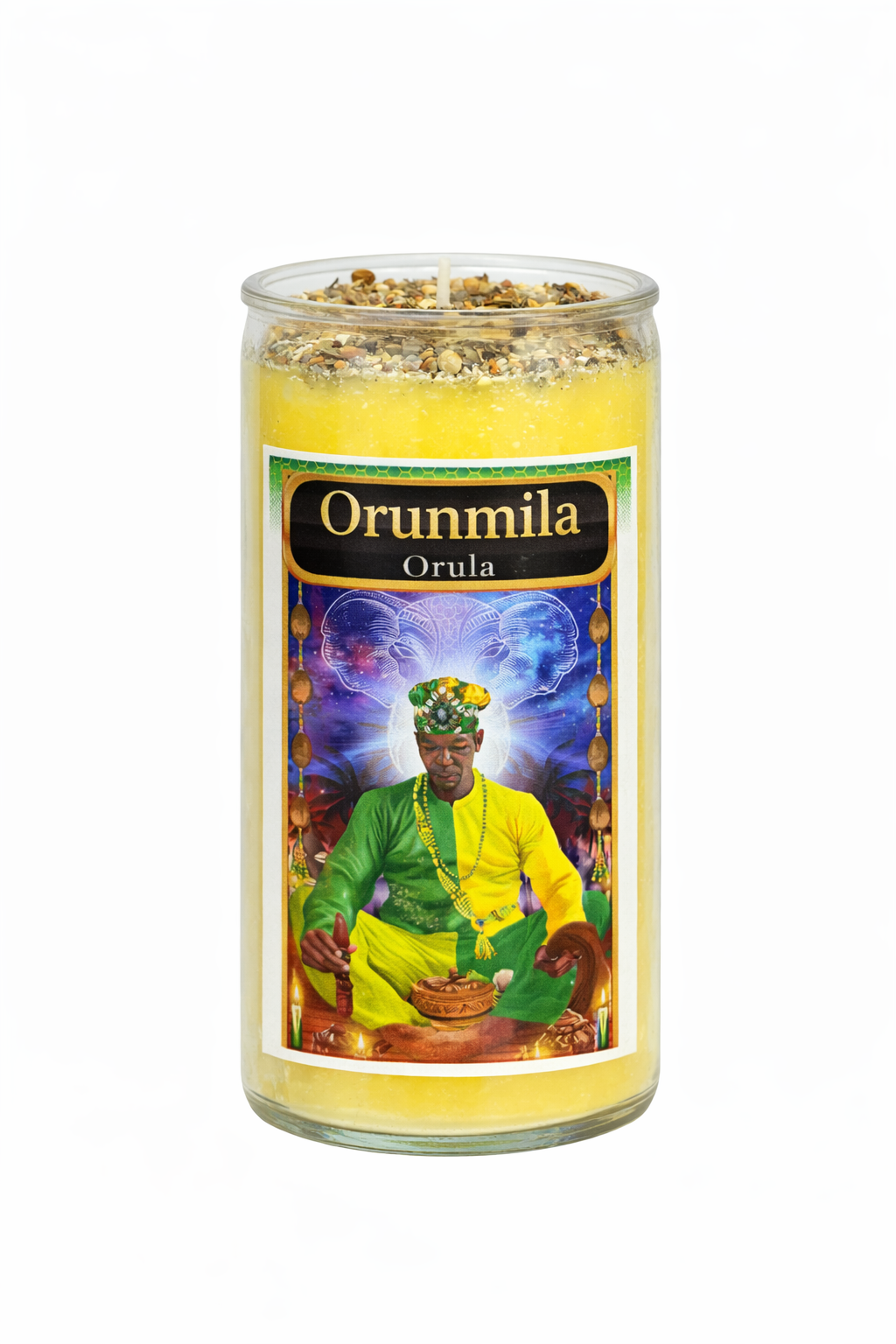 Orunmila 3-Day 4-Inch Mini Ritual Candle