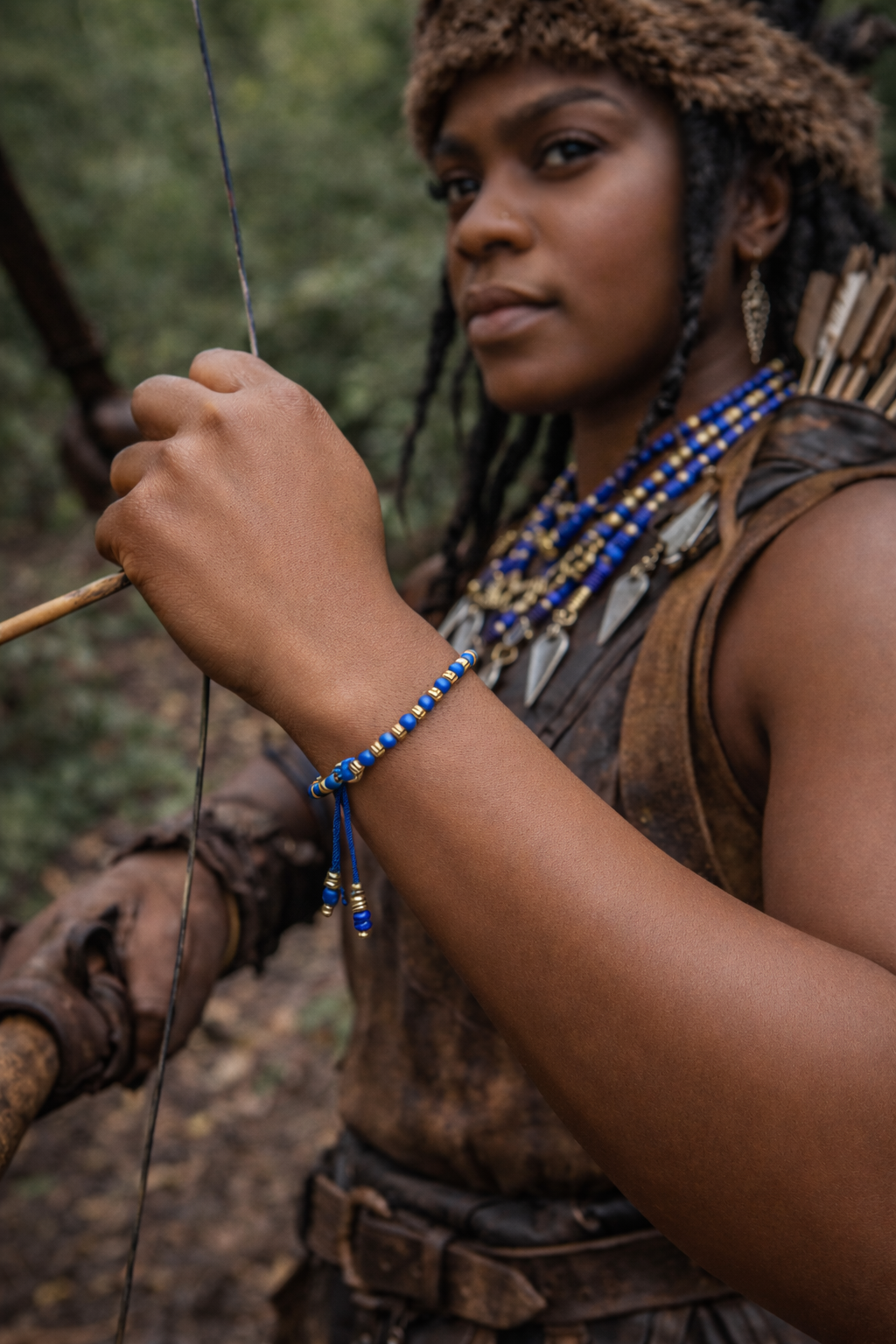 Ìde Òṣóòsì (Ochosi) Traditional Bracelet - Unisex