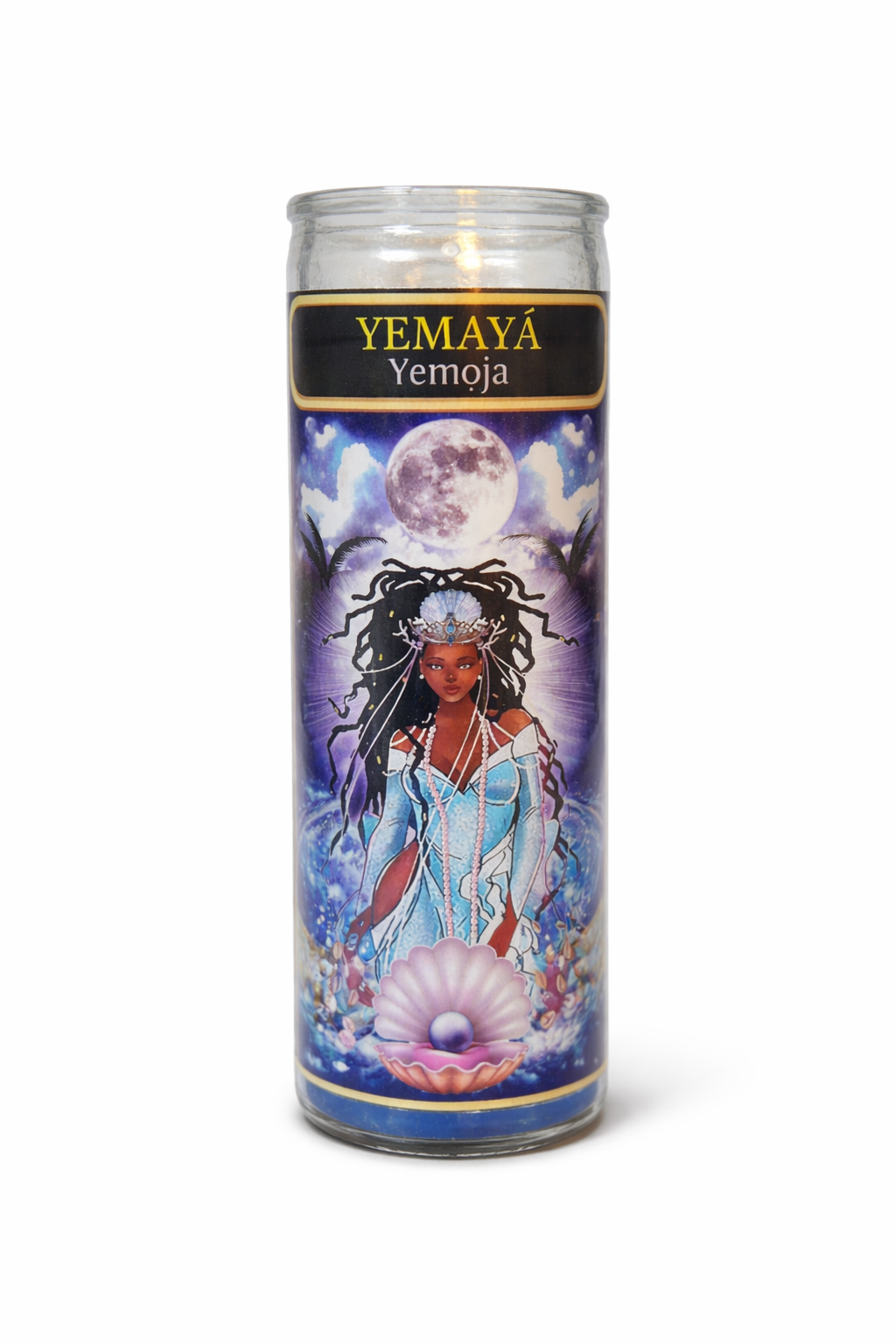 Yemojá (Yemaya)7-Day Candle Ritual Set for Emotional Healing and Spiritual Connection