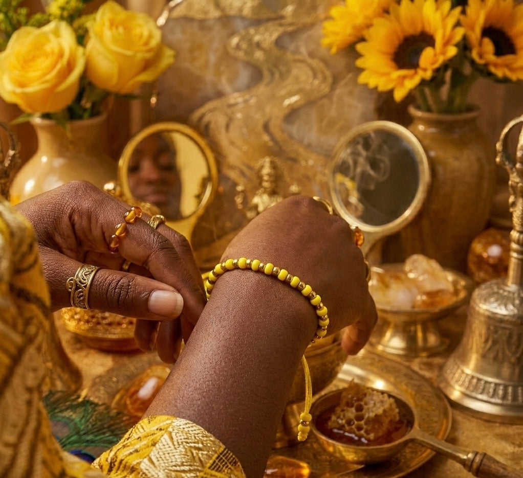 Ìde Osun (Oshun) Traditional Bracelet - Unisex
