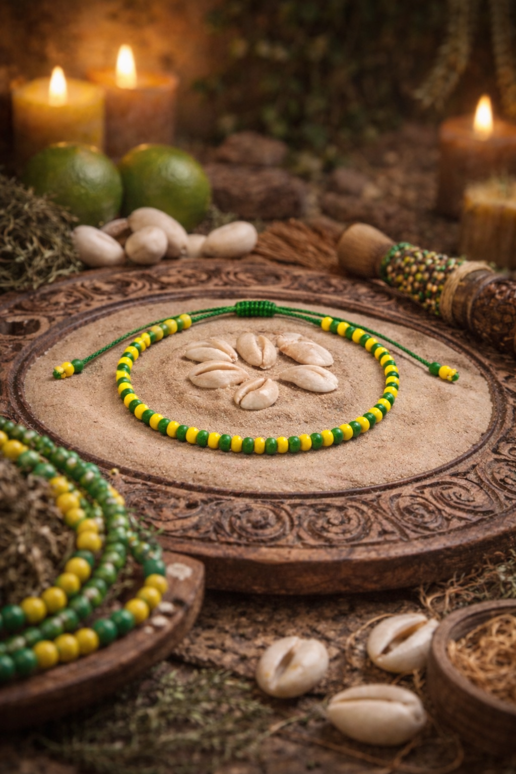Hand of Ifá (Ìde Ifá) Traditional Beaded Bracelet – Unisex