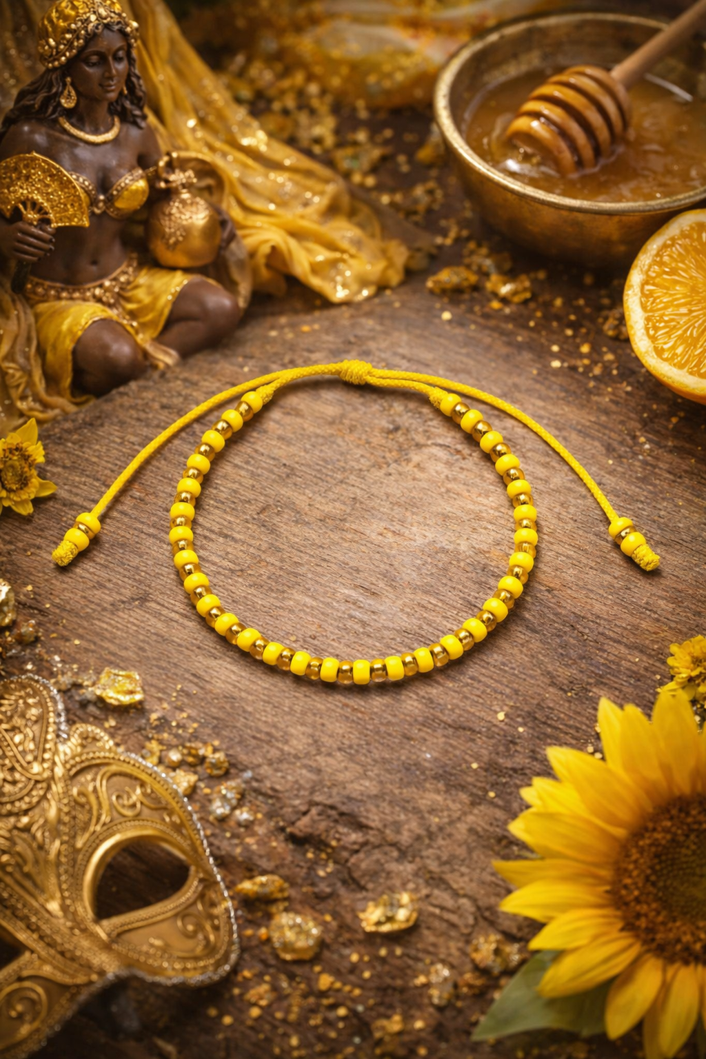 Ìde Osun (Oshun) Traditional Bracelet - Unisex
