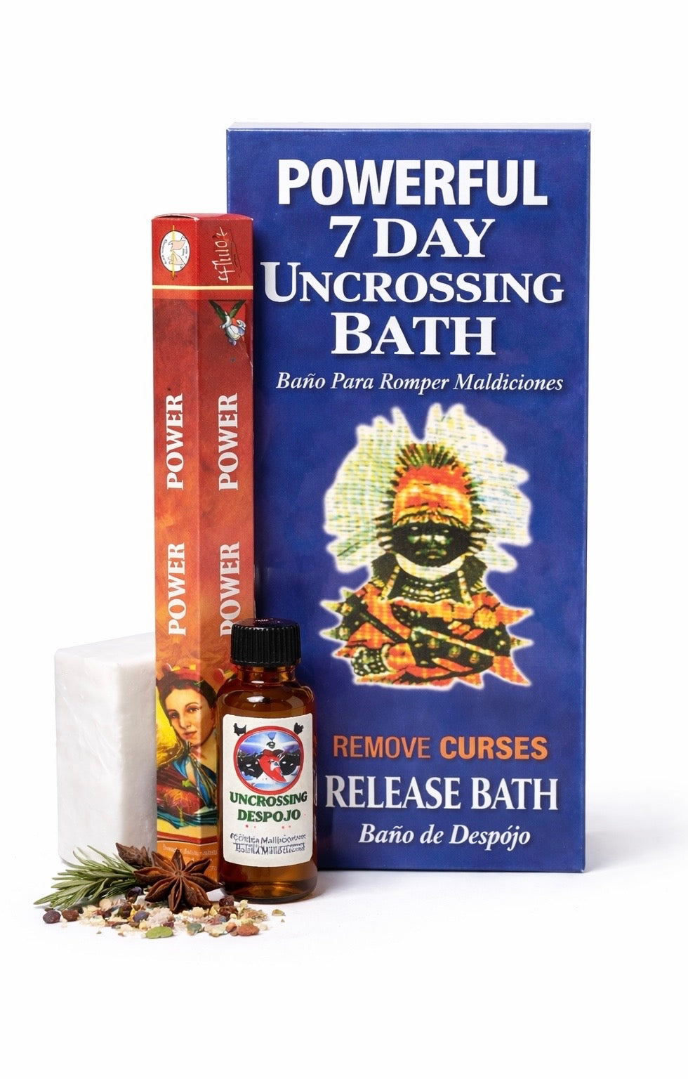 7-Day Spiritual Uncrossing Ritual Kit - Remove Curses and Negativity