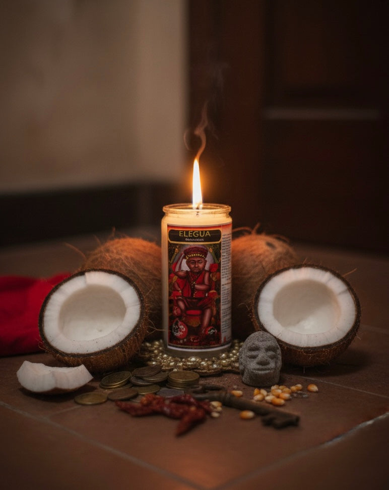 Elegua 3-Day 4-Inch Mini Ritual Candle