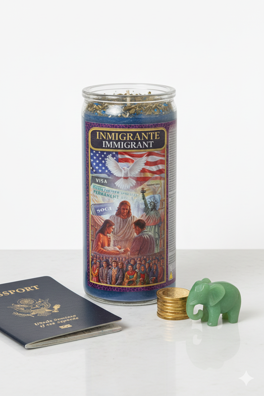 Immigration 3-Day 4-Inch Mini Intention Candle