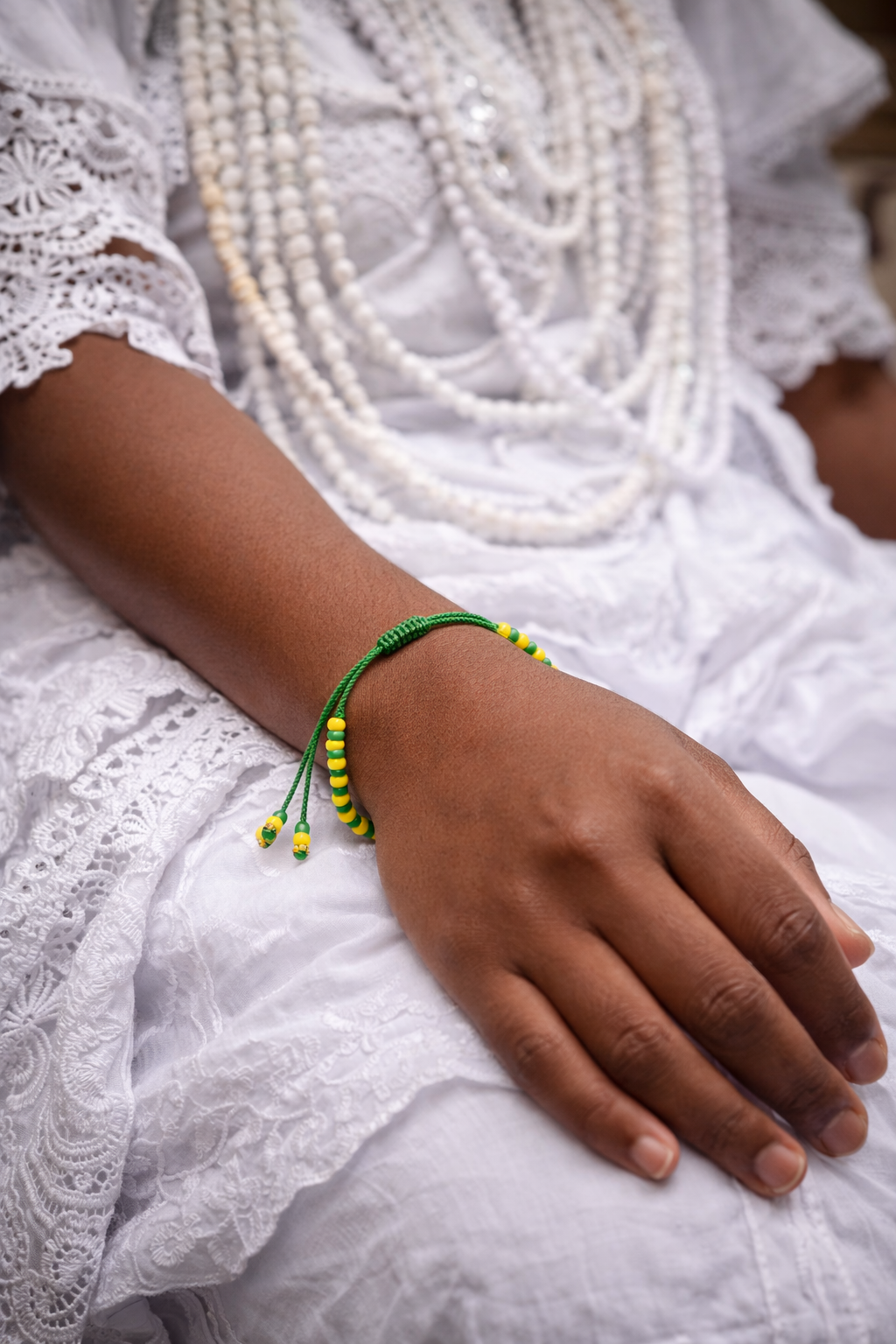 Hand of Ifá (Ìde Ifá) Traditional Beaded Bracelet – Unisex