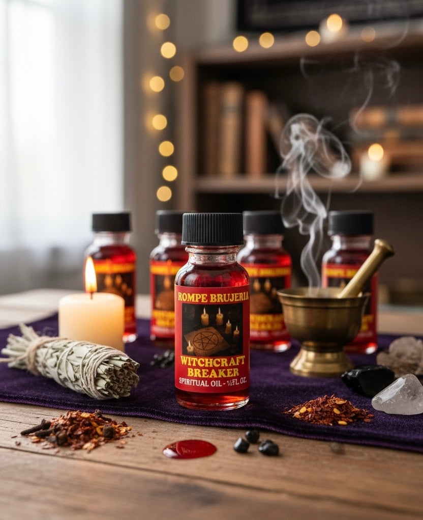 Rompe Brujeria - Witchcraft Breaker Oil - Protection Oil For Spiritual Use