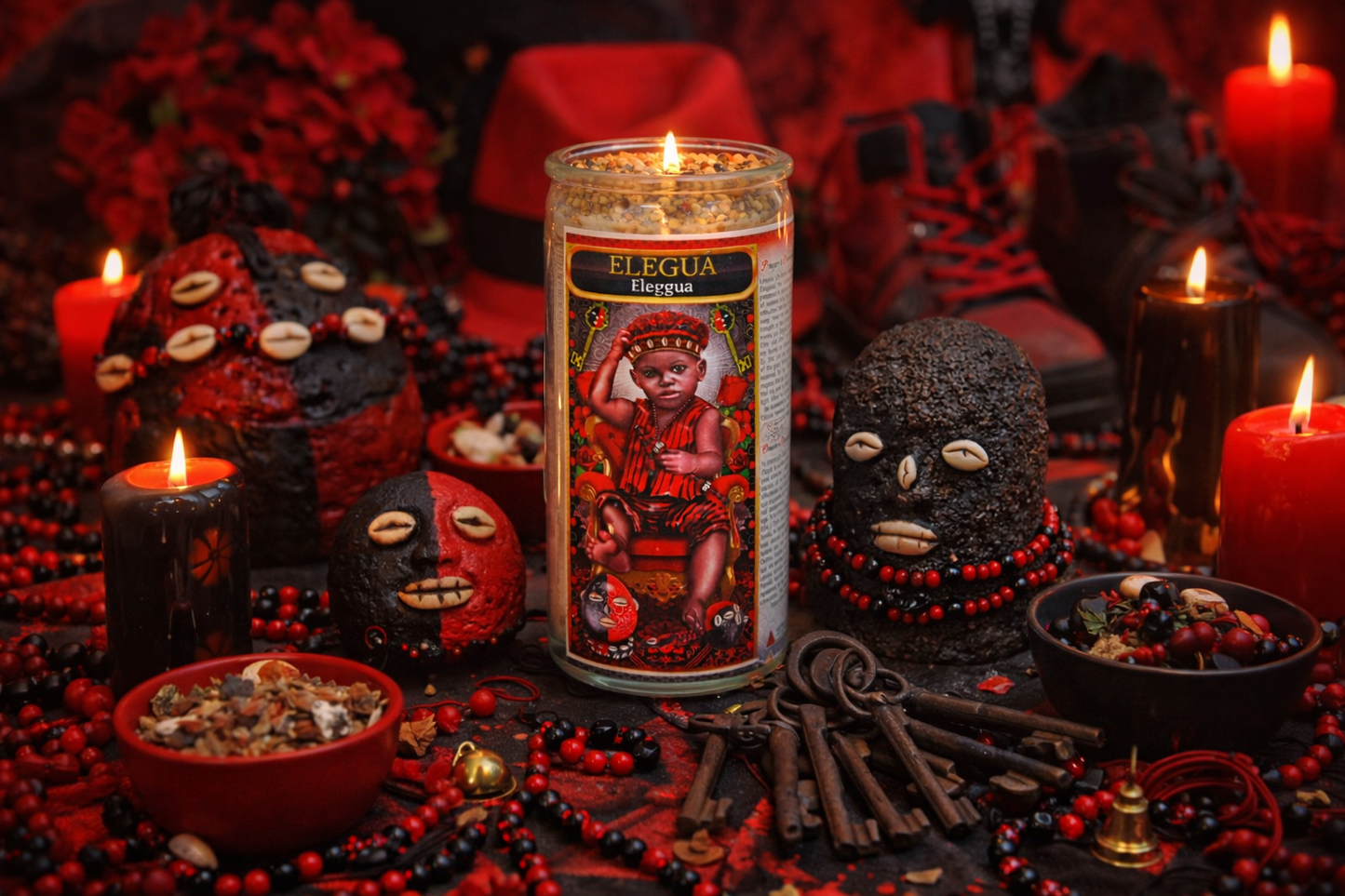 Elegua 3-Day 4-Inch Mini Ritual Candle
