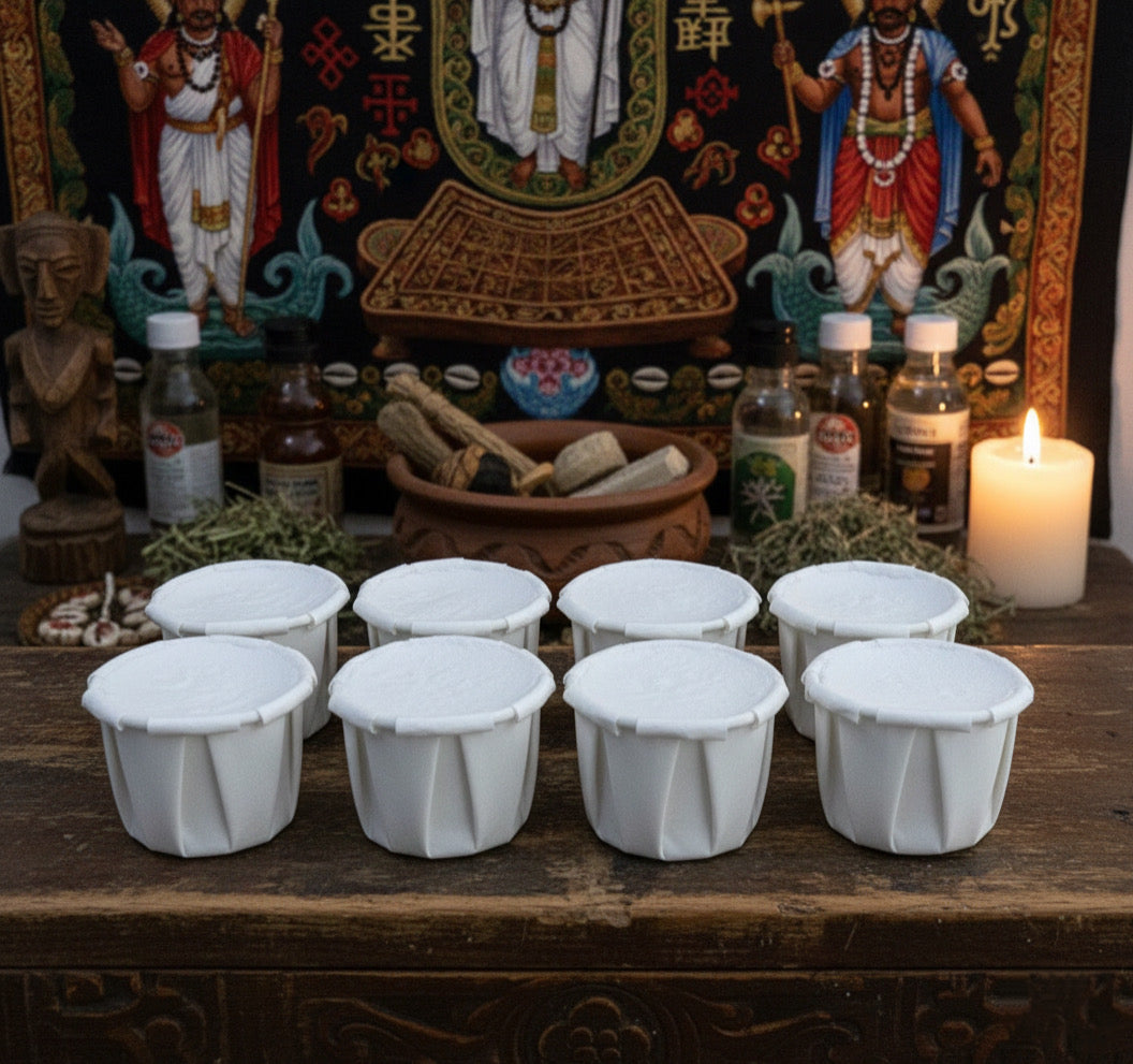 Yoruba Efun Cascarilla Shells Pack for Ritual & Protection Authentic African Spiritual Tools