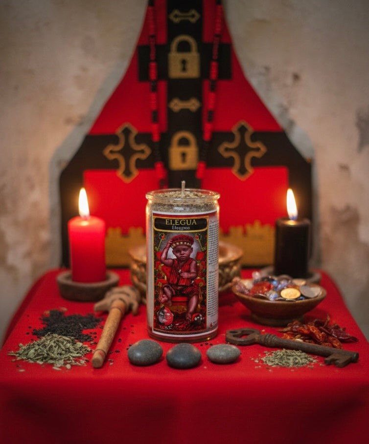 Elegua 3-Day 4-Inch Mini Ritual Candle