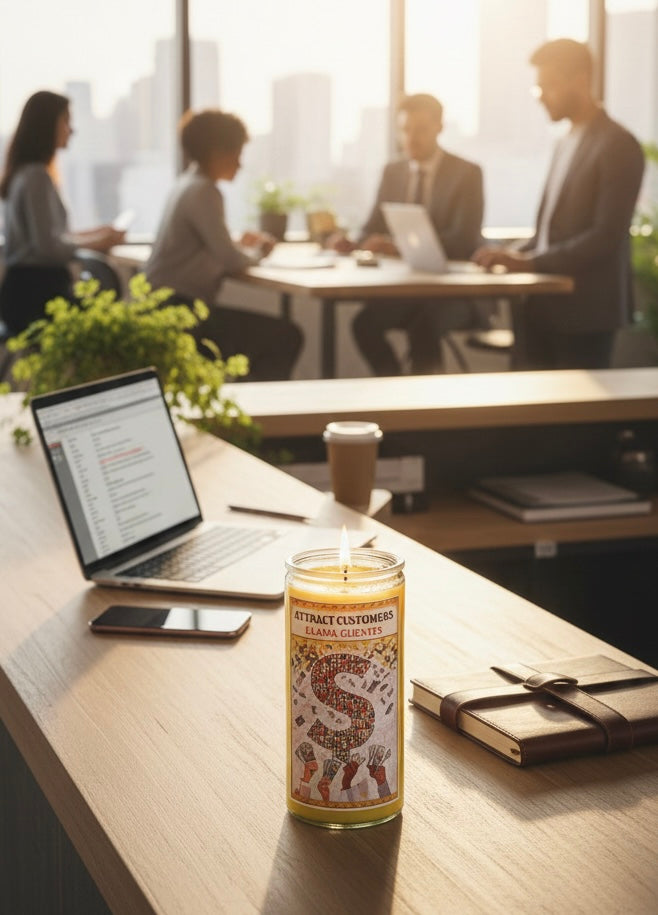 Attract Customers 3-Day 4-Inch Mini Manifestation Candle