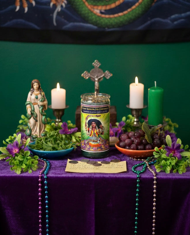 Saint Martha The Dominator 3-Day 4-Inch Mini Ritual Candle