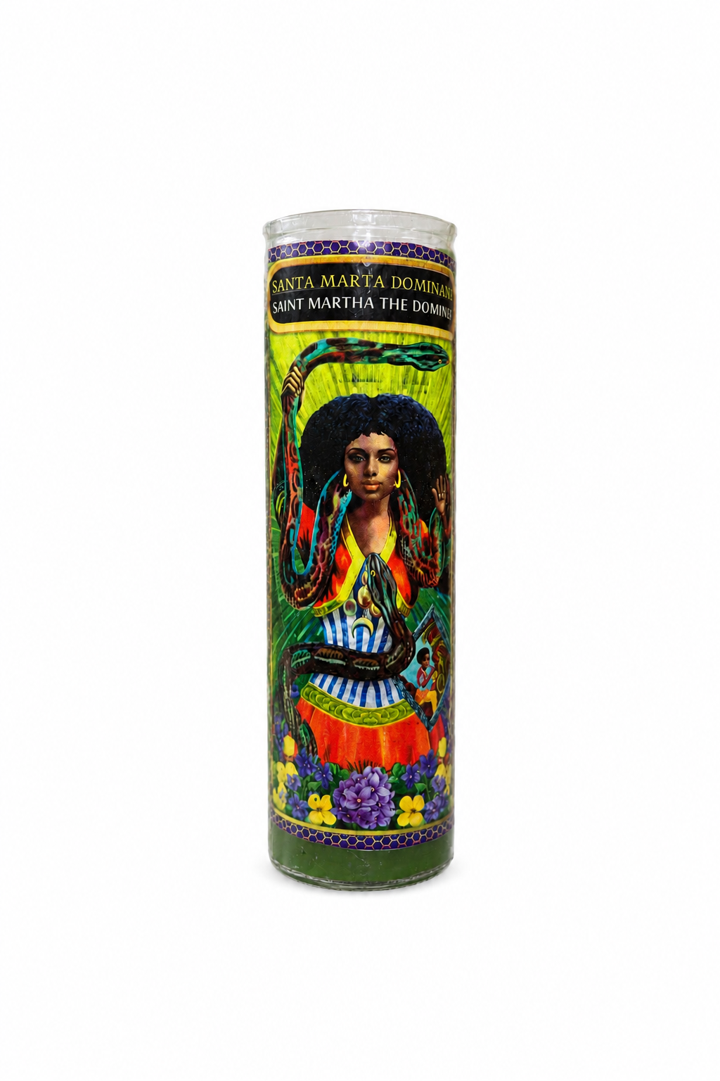 Saint Martha The Dominator 7-Day Dressed Ritual Candle