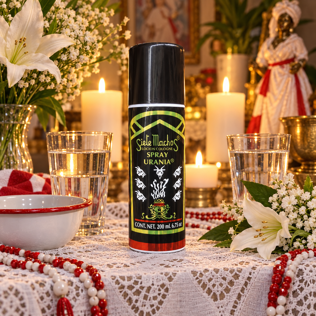 Siete Machos Aerosol Cologne Spray