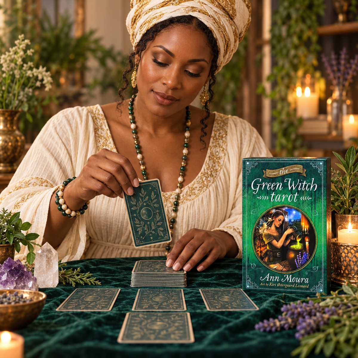 The Green Witch Tarot Deck