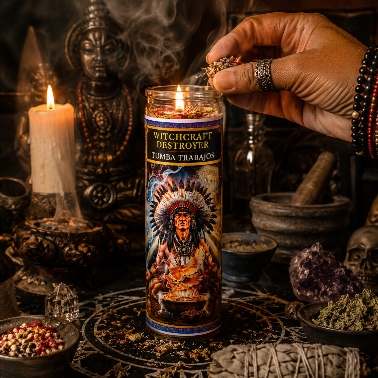 Witchcraft Destroyer Ritual Candle Set