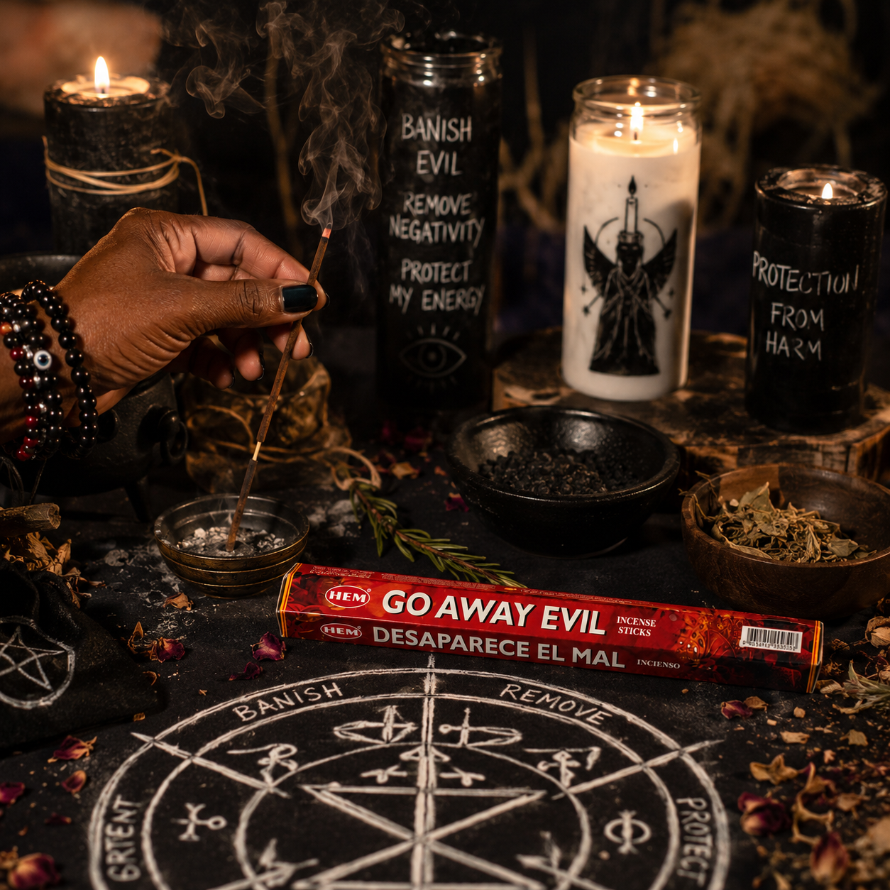 Go Away Evil Spiritual Protection Incense