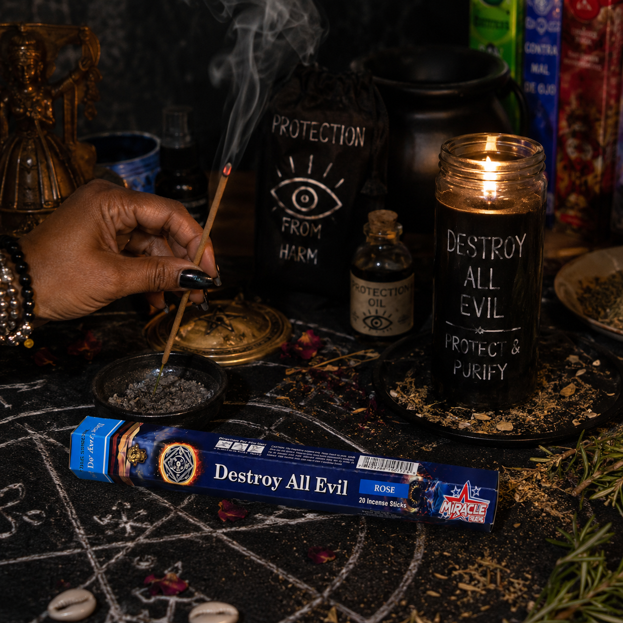 Destroy All Evil Protection Incense