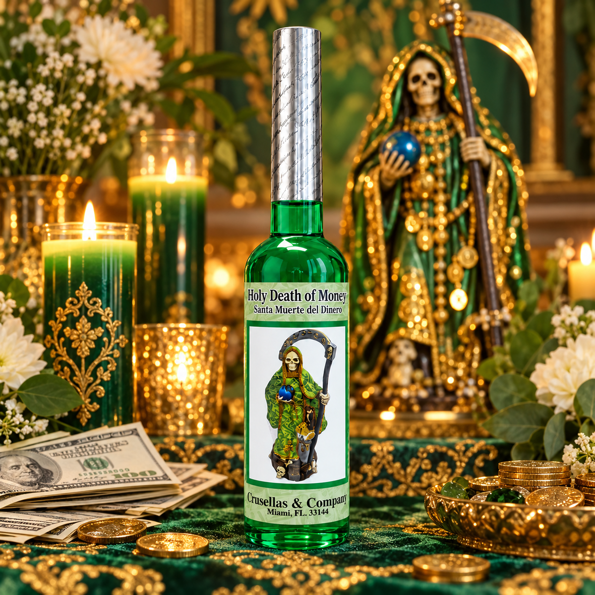 Santa Muerte Money Cologne
