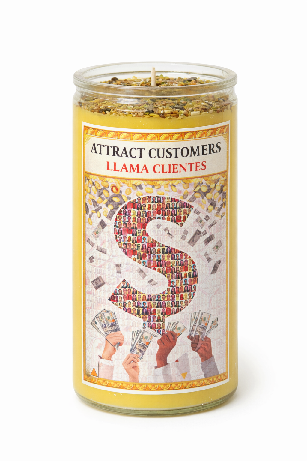 Attract Customers 3-Day 4-Inch Mini Manifestation Candle