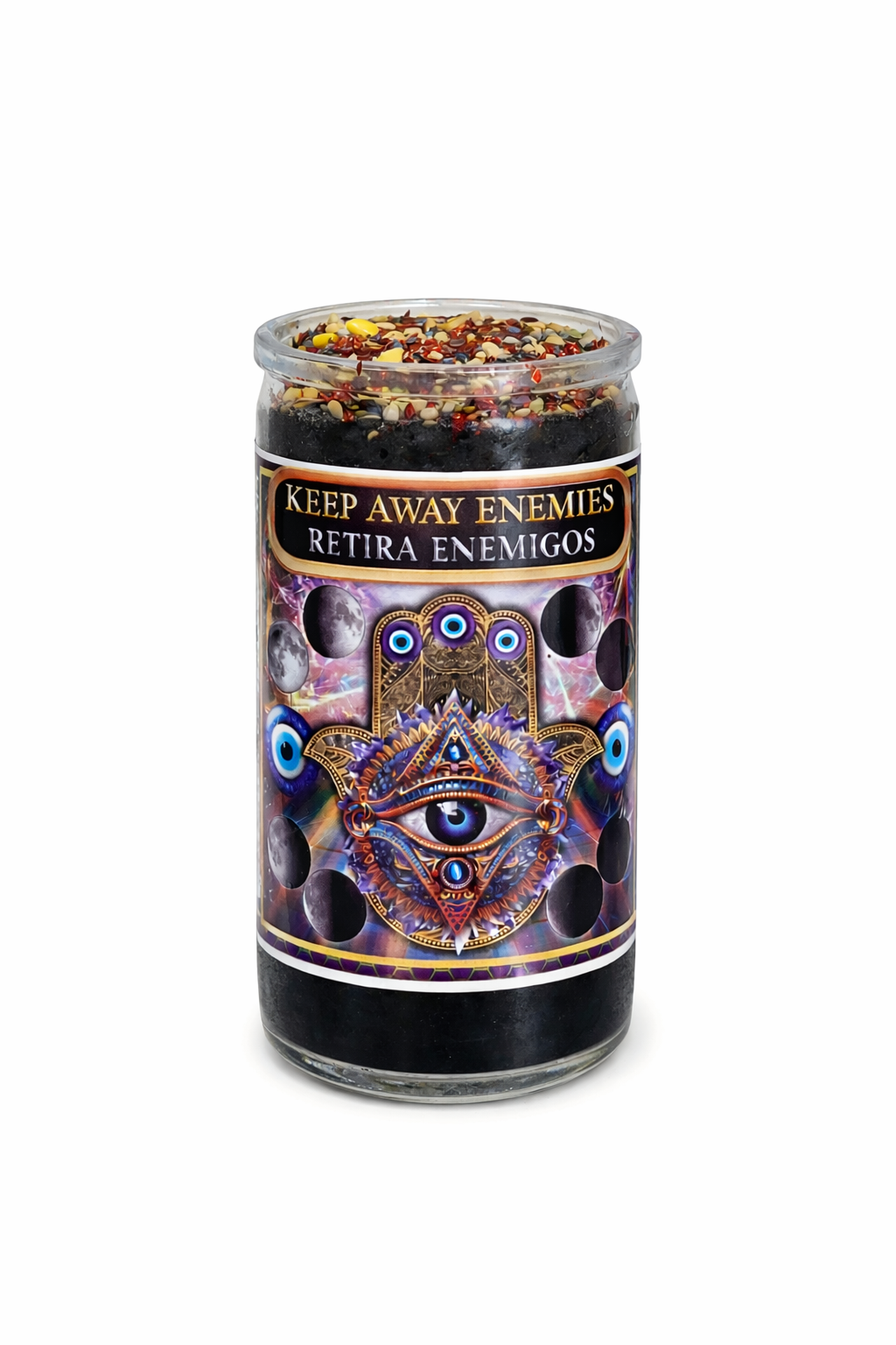 Keep Away Enemies 3-Day 4-Inch Mini Ritual Candle