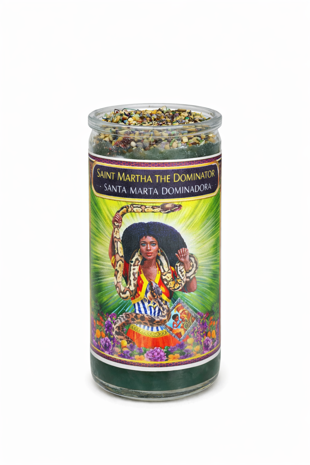 Saint Martha The Dominator 3-Day 4-Inch Mini Ritual Candle